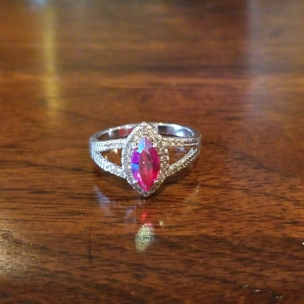 Iridescent Red Ring